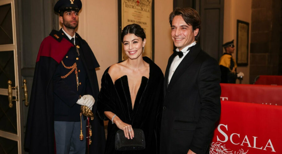 actress Alessandra Mastronardi with her husband Gianpaolo Sannino