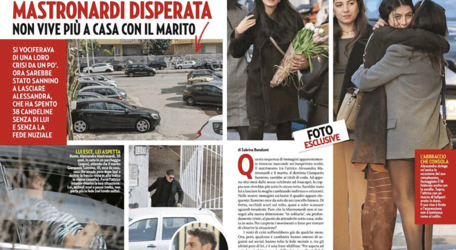 gossip about the actress Alessandra Mastronardi