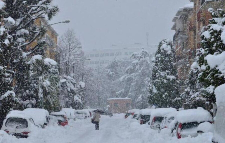 nevicate in Liguria