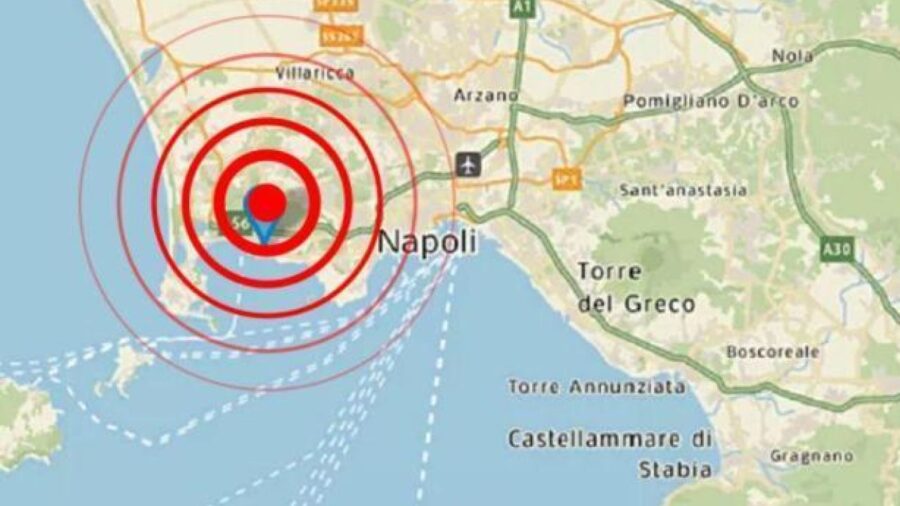 scossa di terremoto campi flegrei