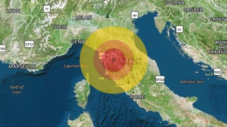 Terremoto nel Nord Italia