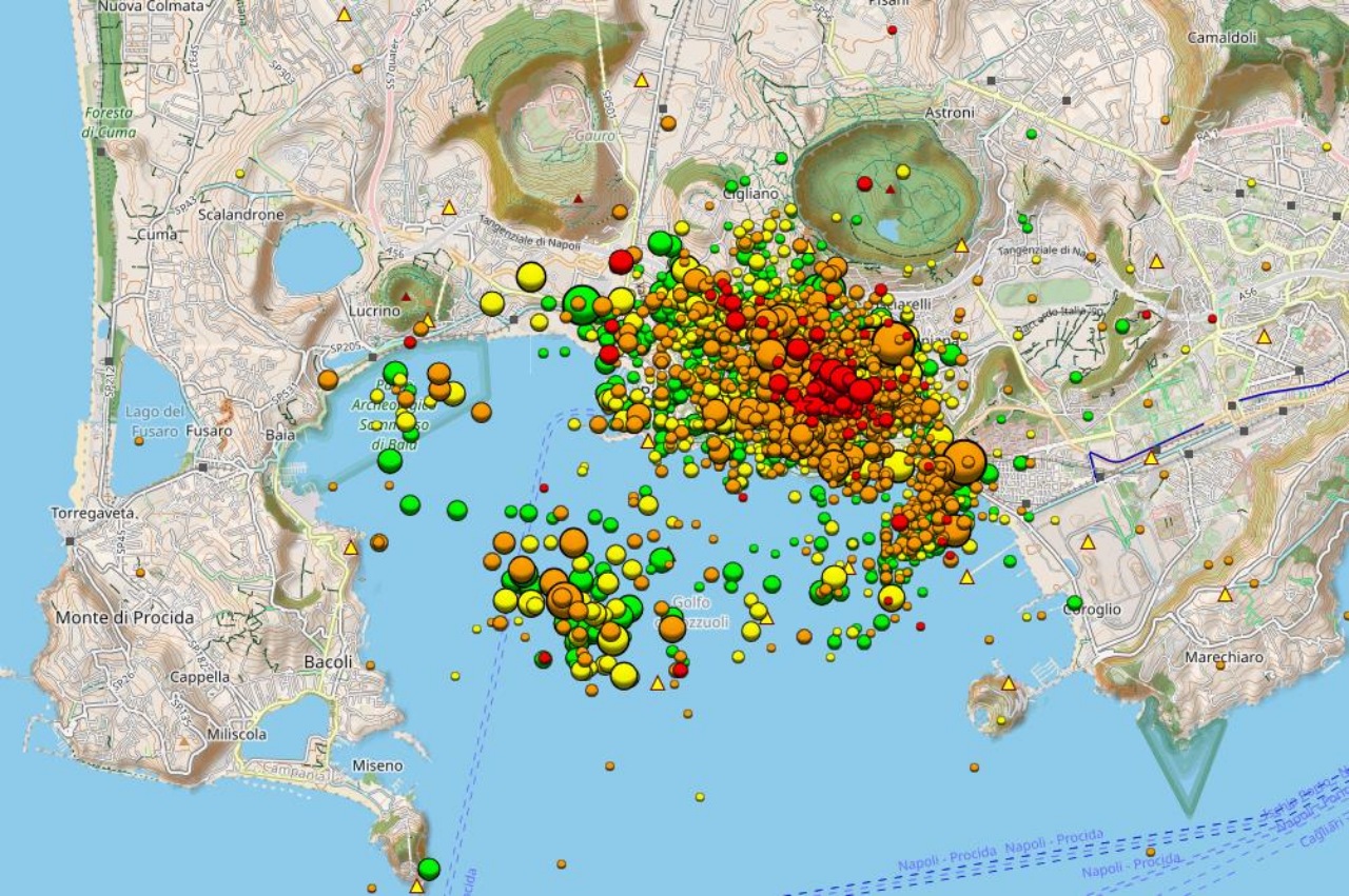 Scossa di terremoto nei Campi Flegrei