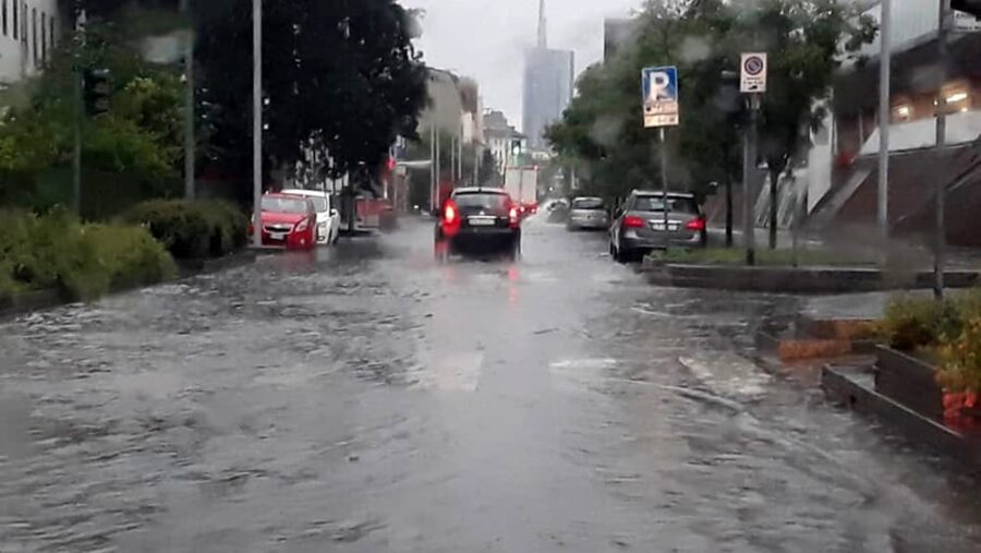 allerta gialla per i temporali di oggi