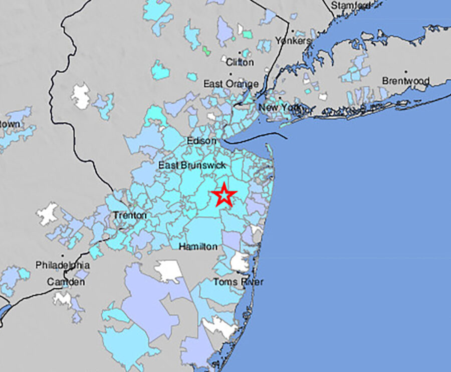 terremoto nella grande città americana