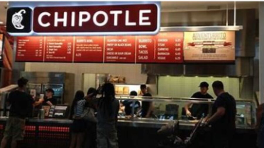 Burrito di Chipotle contiene al suo interno un insetto