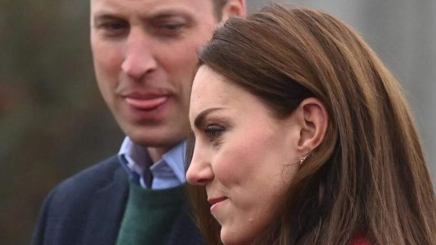 Kate Middleton insieme al marito William