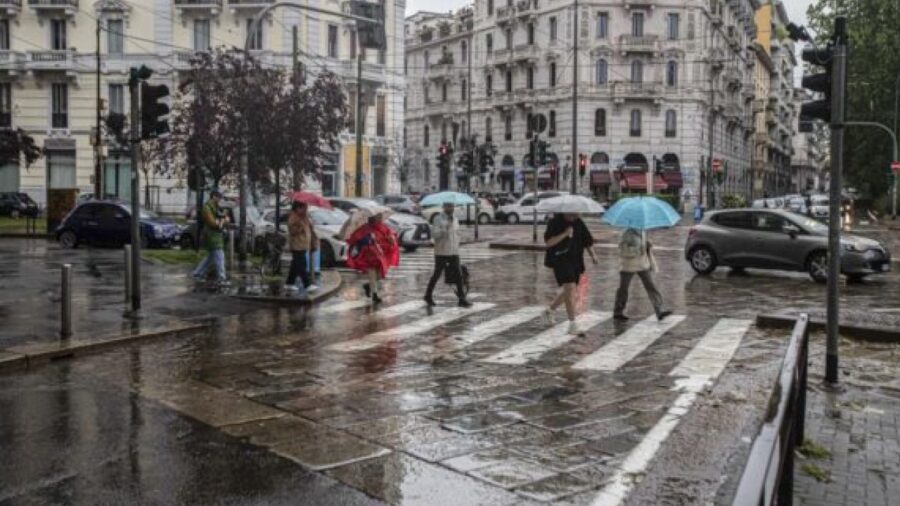 in Italia, avvisi di allerta meteo