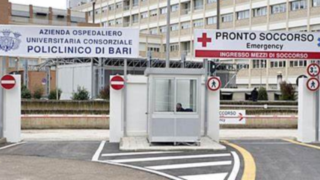 12enne viene ricoverato al Policlinico di bari per delle ustioni molto gravi