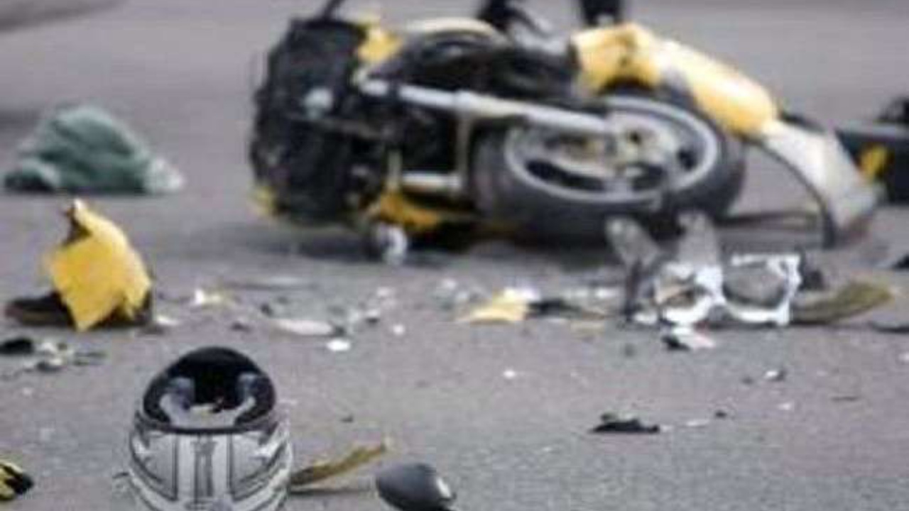 motociclista incidente