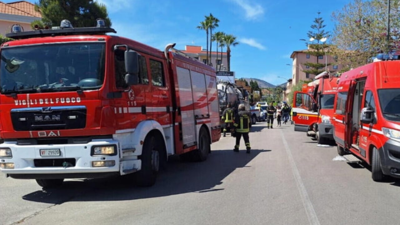 Firefighters intervene in Alessandria