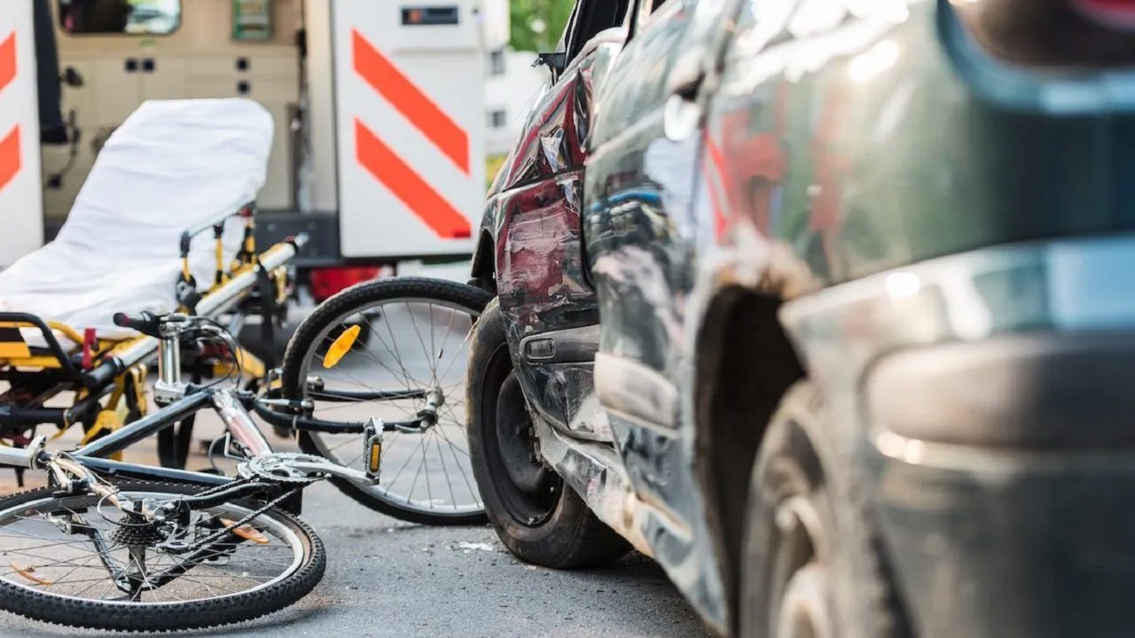 Cyclist hit by car is in serious condition