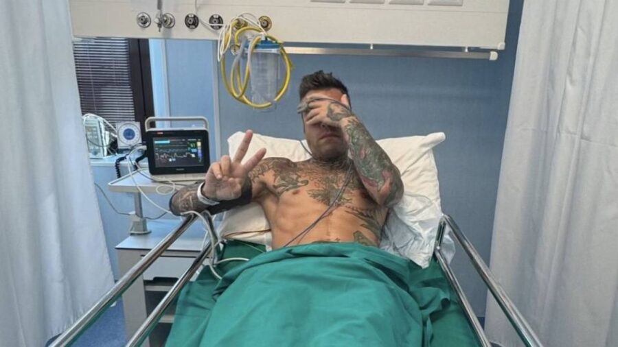 Fedez rushed to hospital