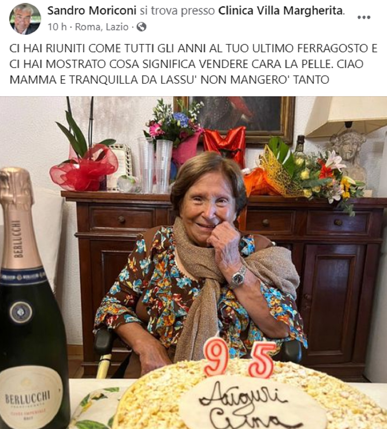 Nonna Gina morta a 96 anni