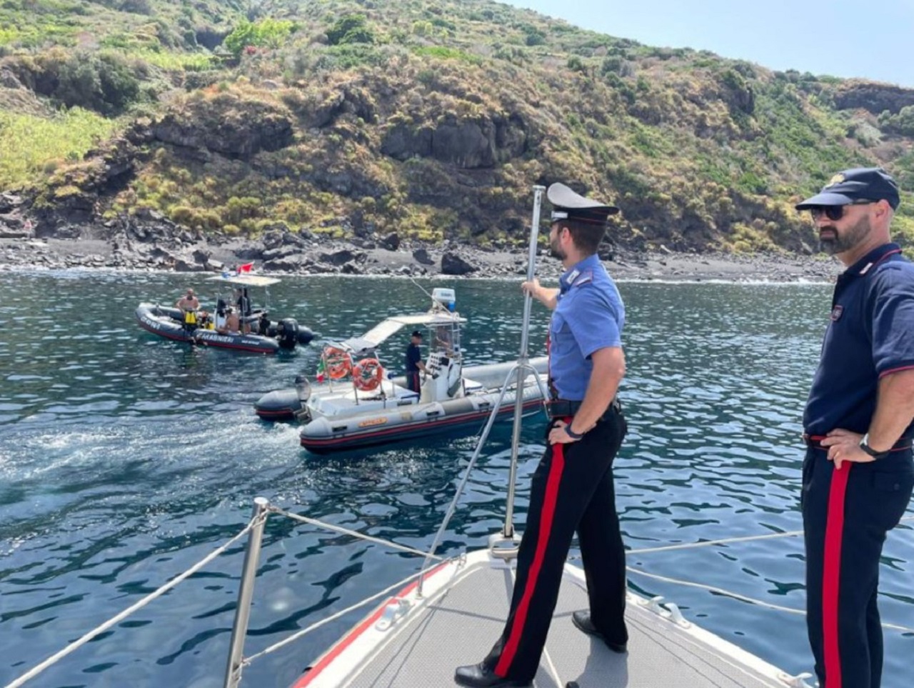 young father dies on Lipari beach