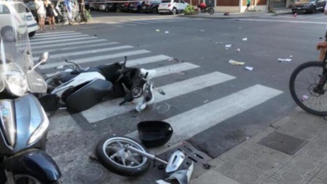 Grave incidente a Viareggio, scooter contro macchina, una donna è morta sul colpo