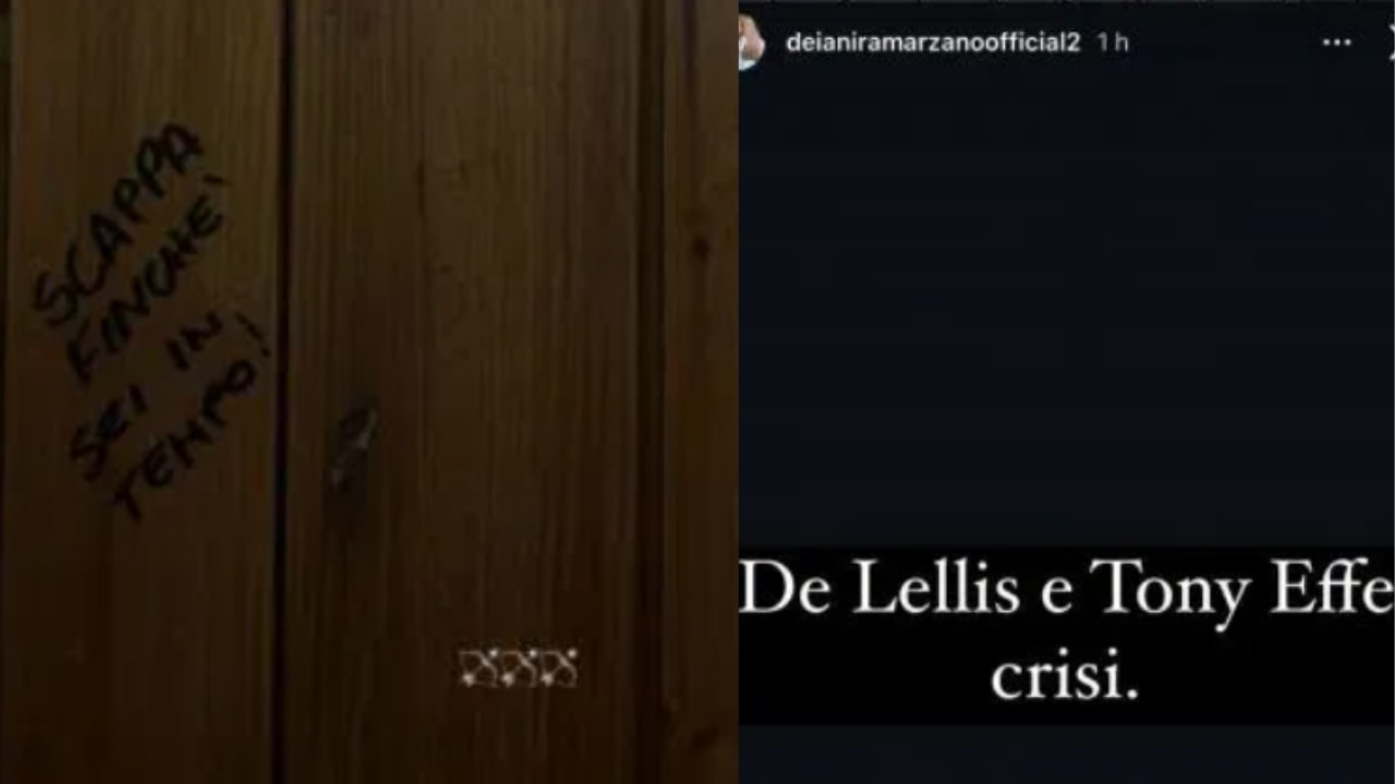 I post relativi alla crisi tra Giulia De Lellis e Tony Effe