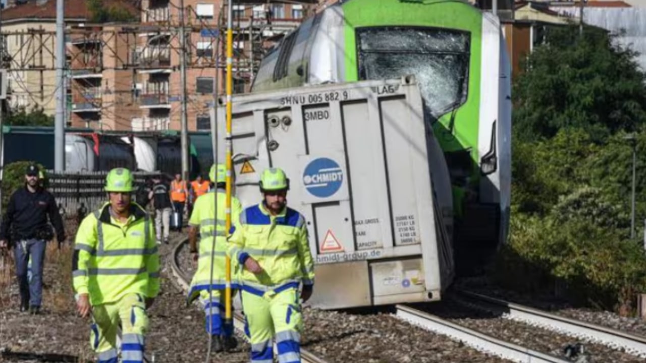 Piccolo deragliamento a Milano