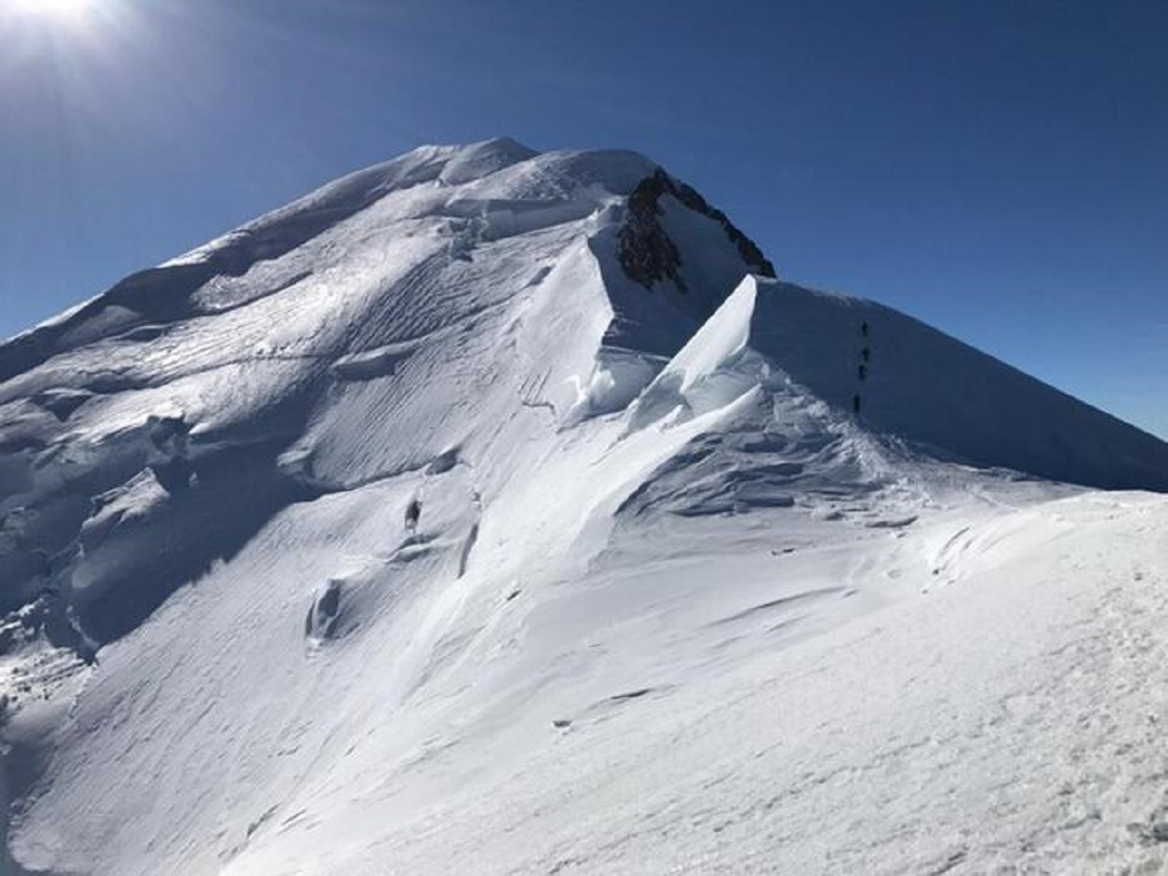 dispersi alpinisti sul Monte Bianco