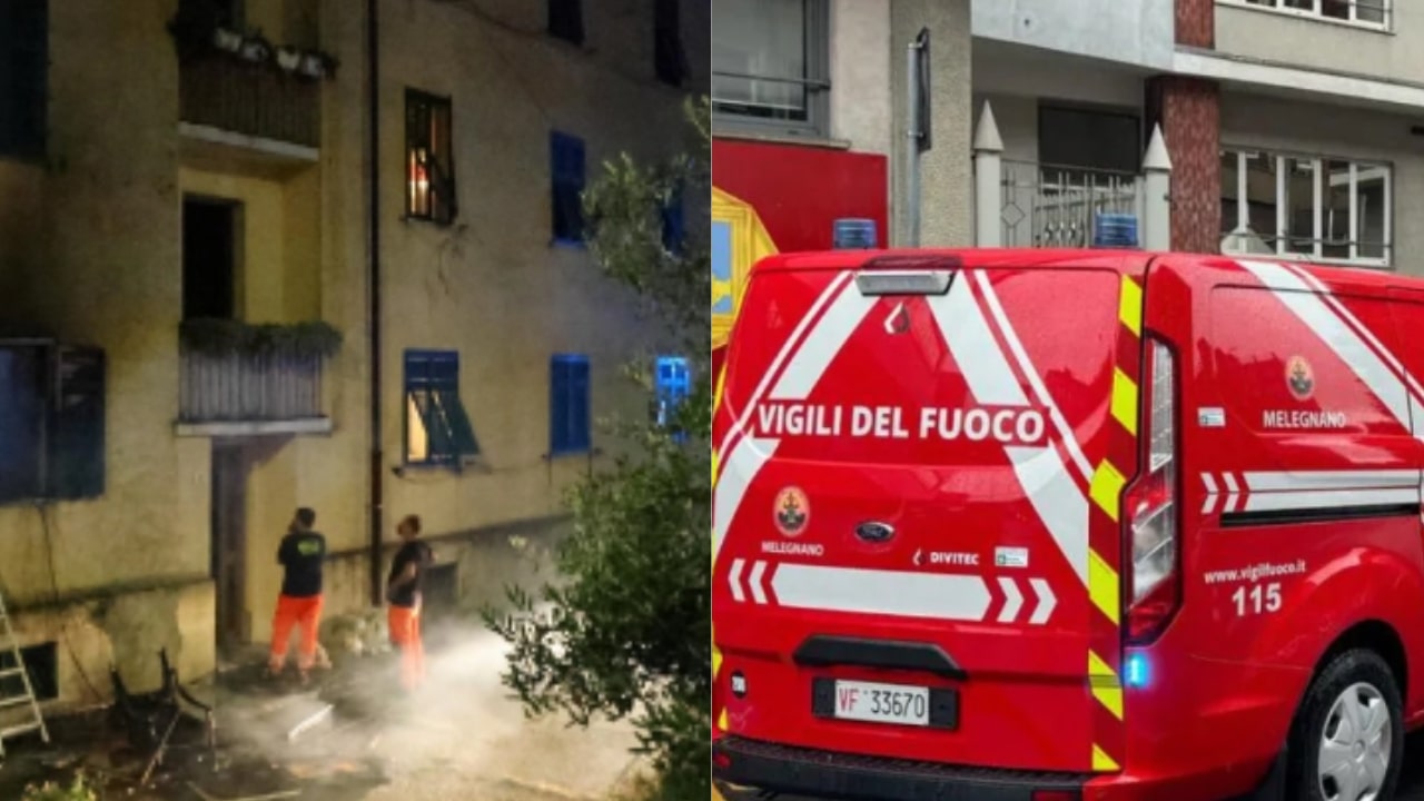 Incendio a Montignoso