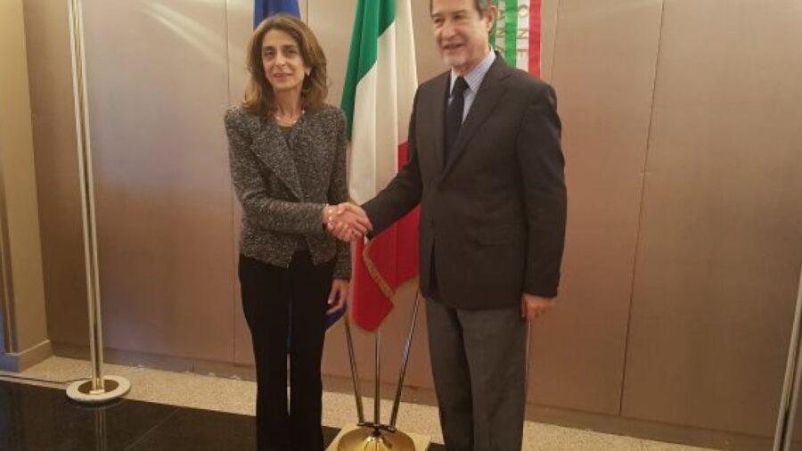 Maria Mattarella and Musumeci