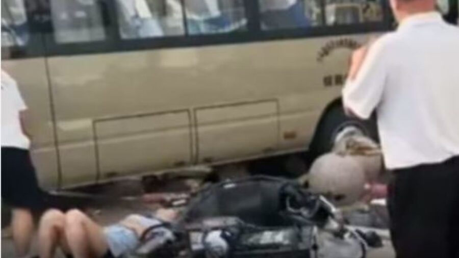 incidente autobus in cina