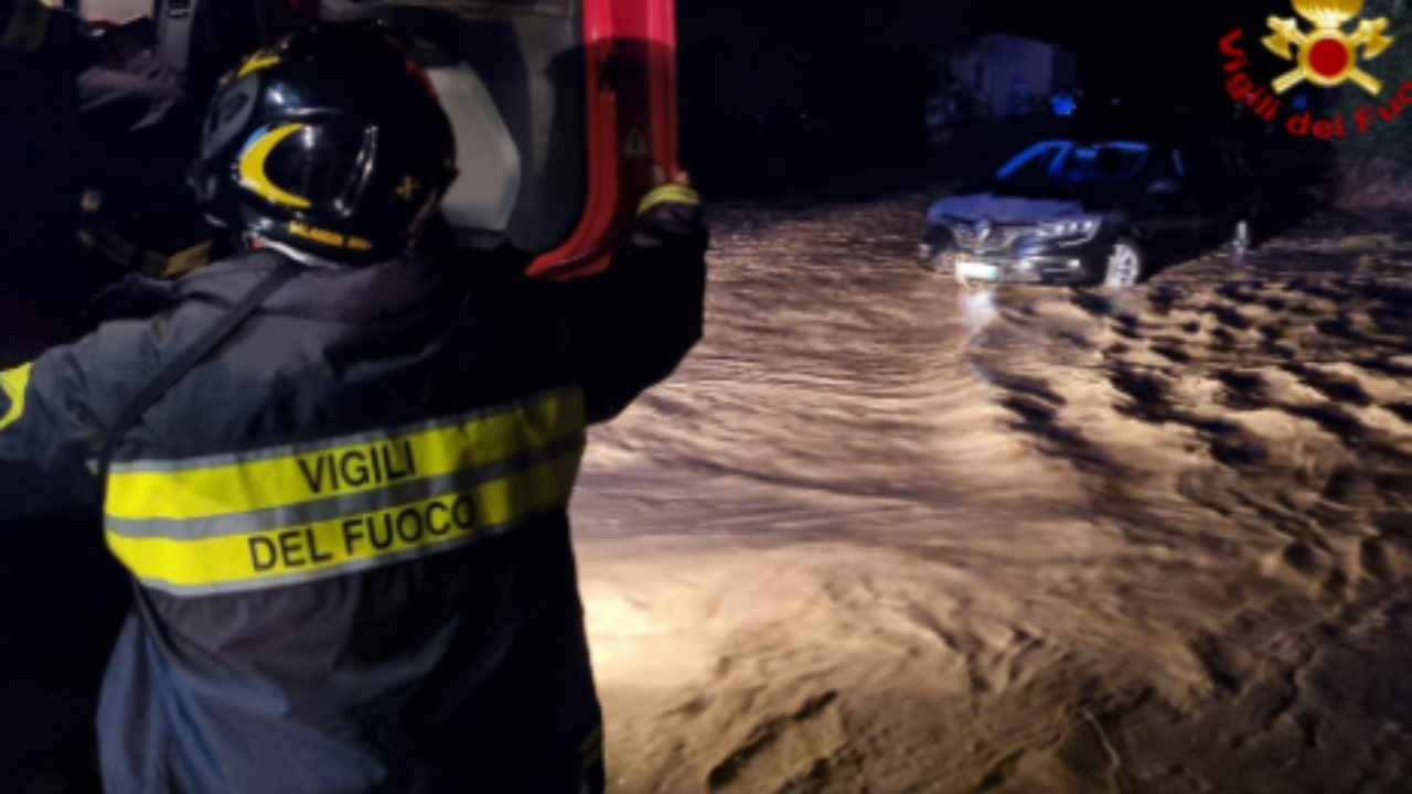 Heavy flooding in Tuscany due to bad weather