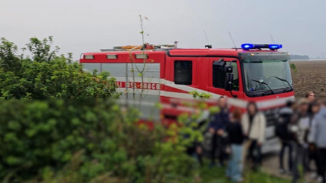 Treno prende fuoco a Mantova