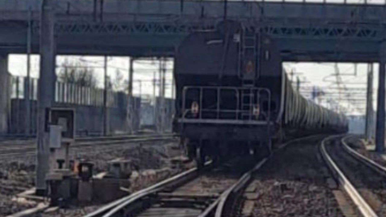 Incendio a bordo di un treno