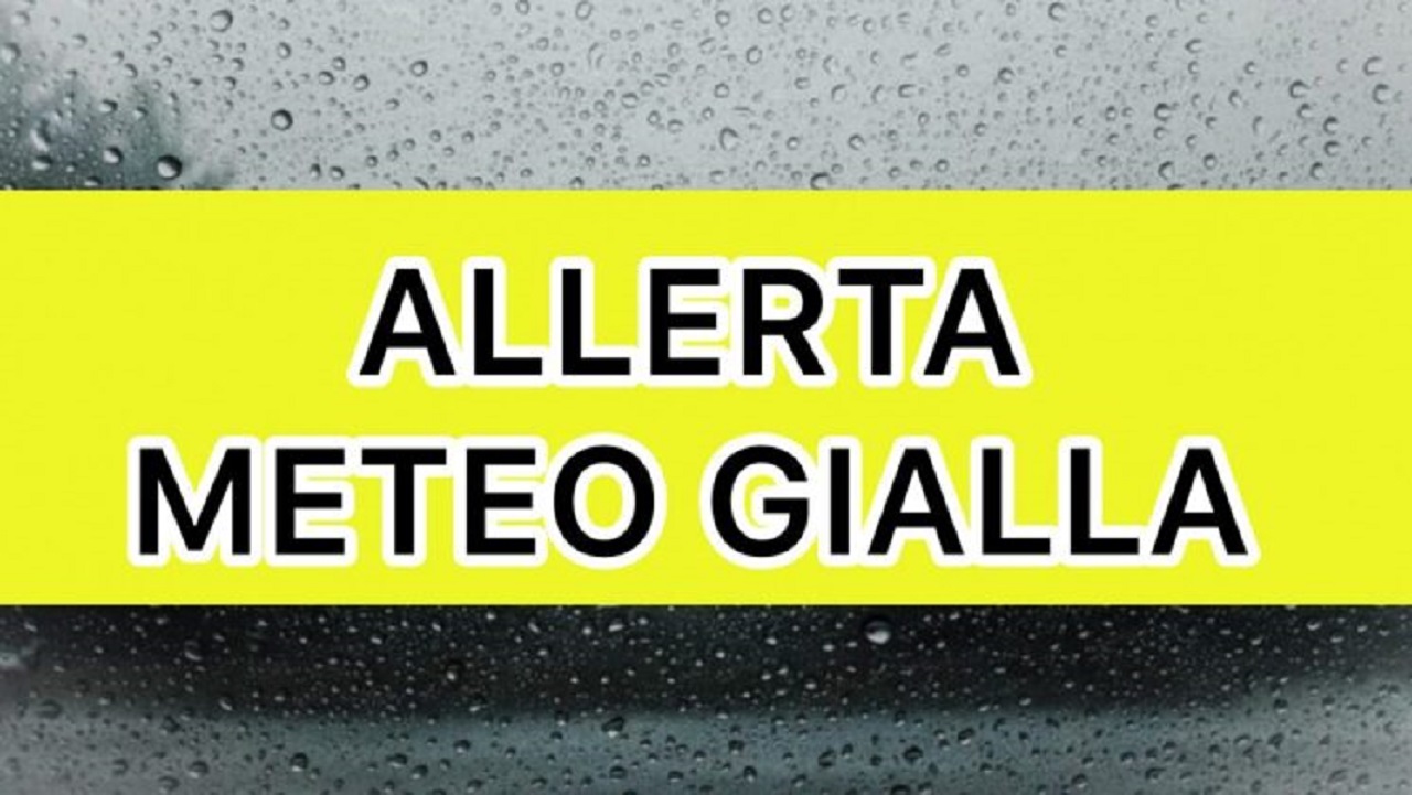 nove regioni con allerta meteo gialla