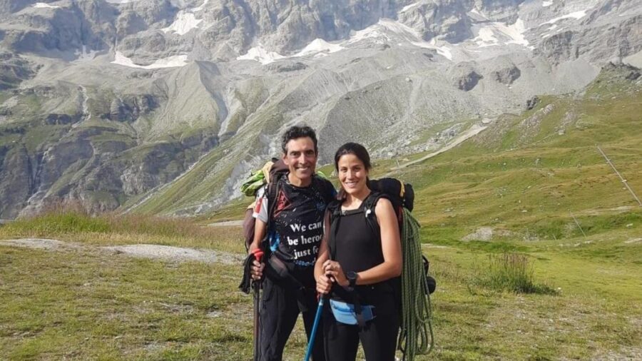 alpinisti monte bianco