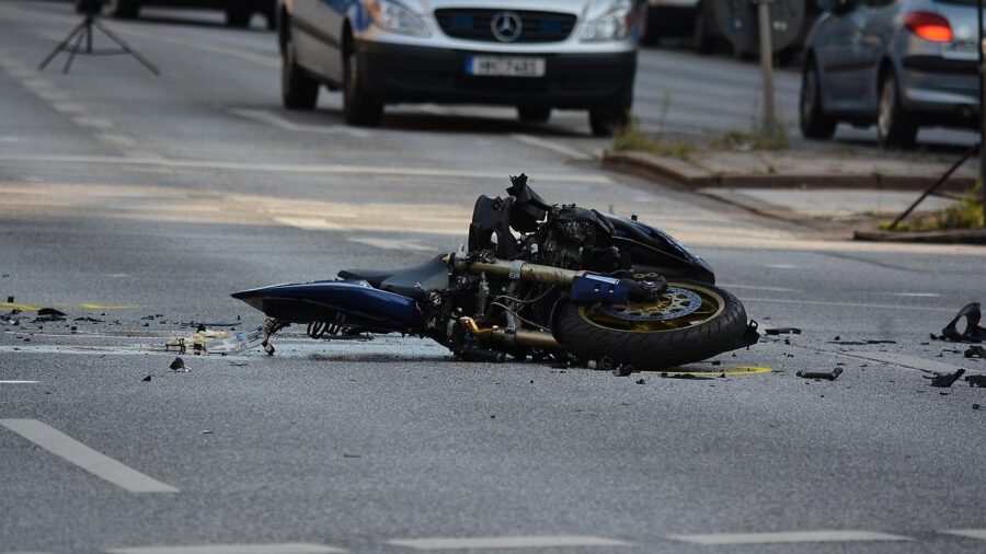 incidente con moto