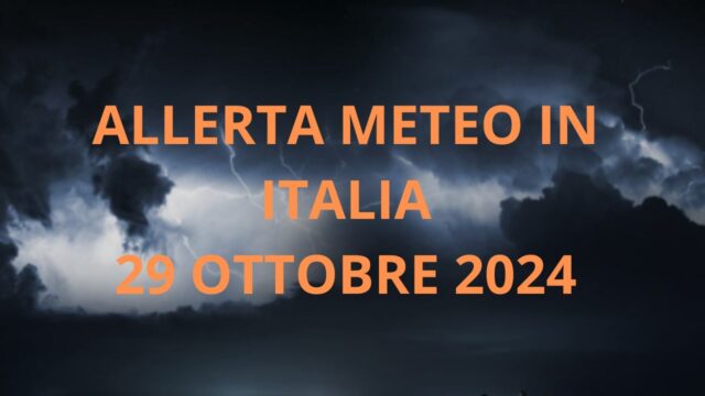 Maltempo in Italia, lanciata l’allerta per la giornata di martedì 29 ottobre: le Regioni a rischio