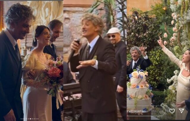 Matrimonio da favola a Venezia per Olivia Testa: il grande giorno con papà Fiorello e Edoardo