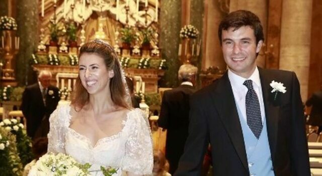 Matrimonio reale a Roma: Lavinia Boncompagni Ludovisi sposa il principe Raimondo Alliata