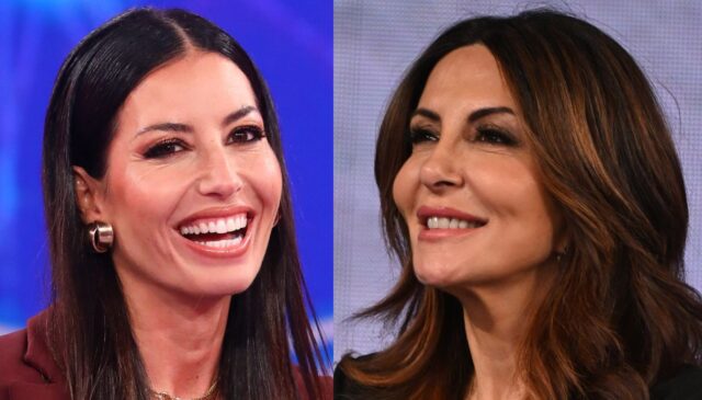 Sabrina Ferilli ed Elisabetta Gregoraci: la sfida di stile in abito bordeaux