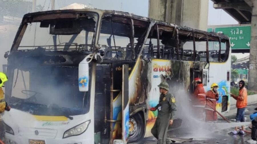 Thailand children dead in bus