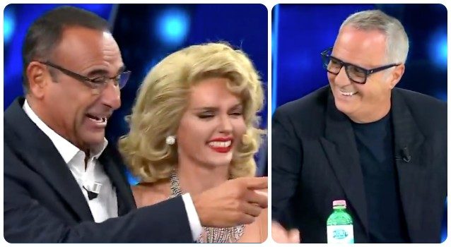 Una serata di ilarità a Tale e Quale Show: Carlo Conti in crisi di risate per Panariello