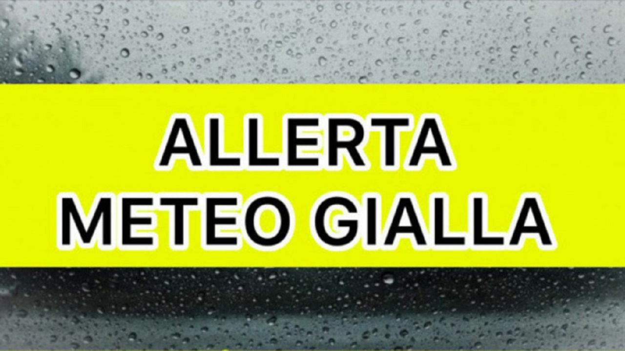 allerta gialla in tre regioni per domani 5 ottobre