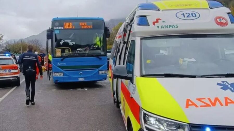 incidente con autobus