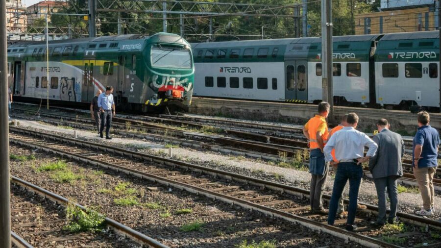 railway tragedy: man hit at Torino Stura station