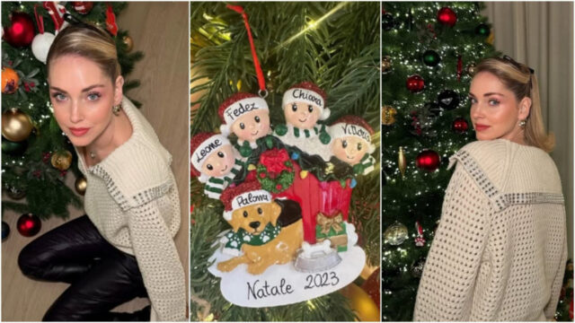 Chiara Ferragni, perché nel suo albero di Natale c’è un dettaglio riferito a Fedez