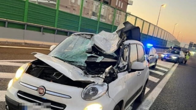 Grave incidente in tangenziale, ruota di un tir si stacca e colpisce un’auto: dove e cosa è successo