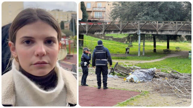 “I bambini pensavano dormisse” albero caduto in un parco a Roma, il racconto dei testimoni lascia senza parole