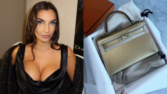 La nuova borsa d’oro di Elettra Lamborghini costa come un appartamento: quanto l’ha pagata